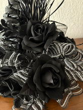 Load image into Gallery viewer, Black &amp; White Witch Hat Centerpiece
